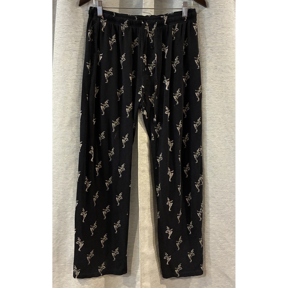 My Chemical Romance Black Cotton Lounge Pajama Pants Size Medium